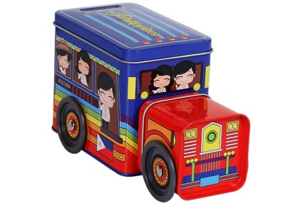 182*78*98mm儿童玩具礼品包装金属蓝鲸体育丨中国有限公司官网 小汽车巴士车仔罐铁盒子